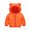 Orange, variant on Fashion Kids Coat Boys Girls Thick Coat Padded Winter Jacket Clothes Down Jacket (6Months-4Yraes)
