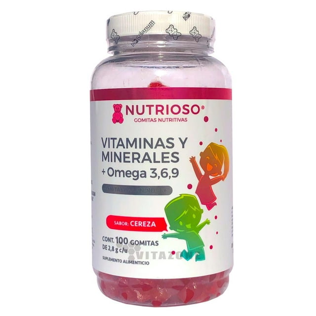 Vitaminas para niños + Omega 3, 6 y 9 Nutrioso Solanum Solanum SOLANUMNUTRIOSOVITA