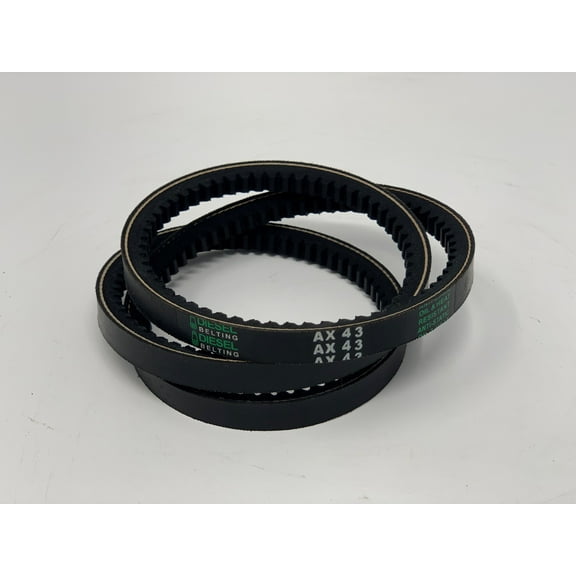 AX43 Classic Cogged V-Belt 1/2 x 45in Outside Circumference