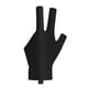 thumbnail image 3 of Guante de billar de 3 dedos, accesorio profesional para snooker, antideslizante y resistente al desgaste. Left Black L, 3 of 9