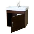 thumbnail image 2 of Bellaterra Home 24.4 in Single wall mount style sink vanity-wood- walnut, 2 of 7