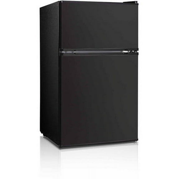 Midea 3.1 cubic foot Compact Refrigerator and Freezer, Black