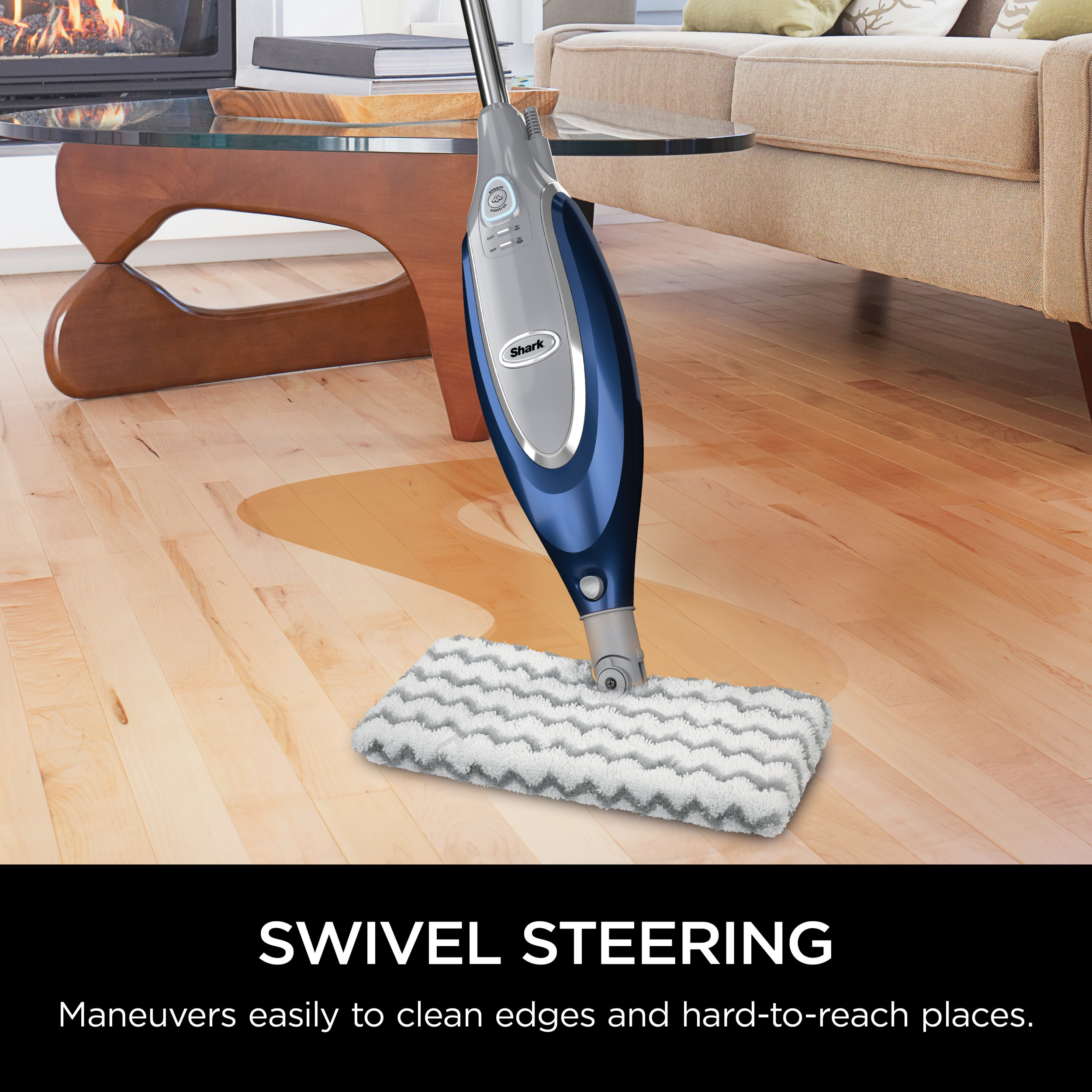 Restored Shark® Professional Steam Pocket® Mop for Hard Floors, Deep Cleaning, and Sanitization, SE460 (Refurbished) - image 2 of 9