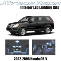 Xtremevision Interior LED for Honda CR-V 2002-2006 4 Pieces Cool White Interior LED Kit Installation Tool