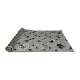 thumbnail image 2 of Ahgly Company Indoor Square Abstract Gray Modern Area Rugs, 6' Square, 2 of 4