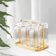thumbnail image 2 of Estante de Secado de Botellas, Soporte de Taza de Hierro para 6 Tazas, Ganchos Protectores de Silico BLESIY soporte para taza de cocina, 2 of 5