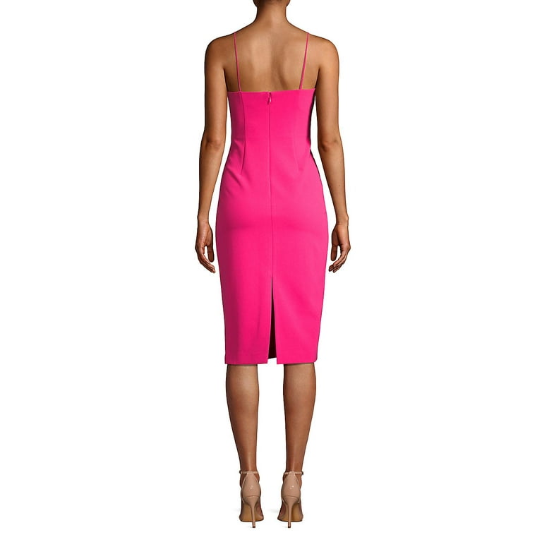 JILL JILL STUART Womens Pink Zippered Spaghetti Strap Sweetheart