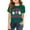 Green-A, variant on XIMIN Boys and Girls Tops Short Sleeved T Shirts Girls and Boys Casual Short Sleeved T Shirt 100 Days of School Opening 100 Days Anniversary Personality Loose Short Sleeved