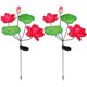 thumbnail image 5 of 2 paquetes de luces decorativas de flores LED solares con 3 flores para decoración exterior FLhrweasw Nuevo, 5 of 8