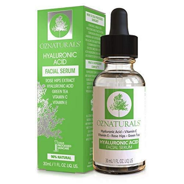 OZNaturals Hyaluronic Acid Serum for Face Hyaluronic Facial Serum with