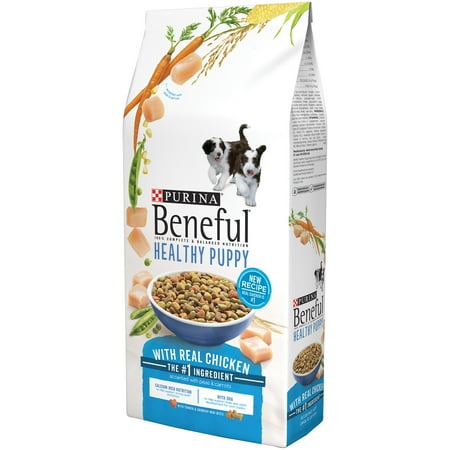 Beneful Healthy Puppy Chicken with Peas & Carrots Puppy Dry Dog Food, 3.5 Lb
