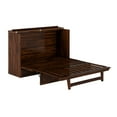 thumbnail image 2 of AFI Dakota Queen Wood Murphy Bed Chest with Storage Drawer and Built-in Charger, Barnwood, 2 of 6