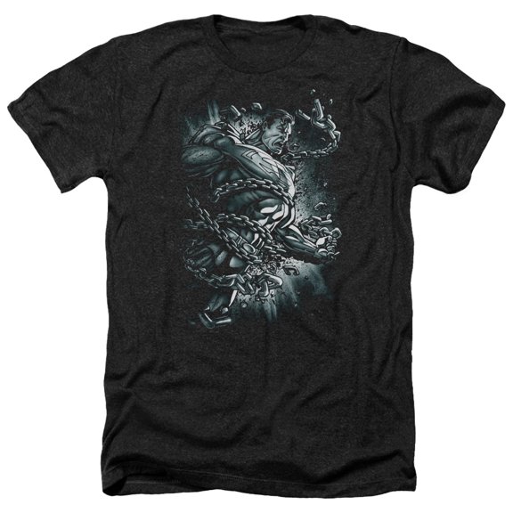 Superman - Break Free - Heather Short Sleeve Shirt - Medium