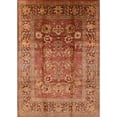 thumbnail image 1 of Ahgly Company Machine Washable Indoor Rectangle Industrial Modern Lava Red Area Rugs, 8' x 10', 1 of 7