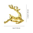 thumbnail image 3 of kurtrusly 12x Gold Napkin Ring Holder Delicate And Elegant Wide Application Durable Structure Metal, 3 of 6