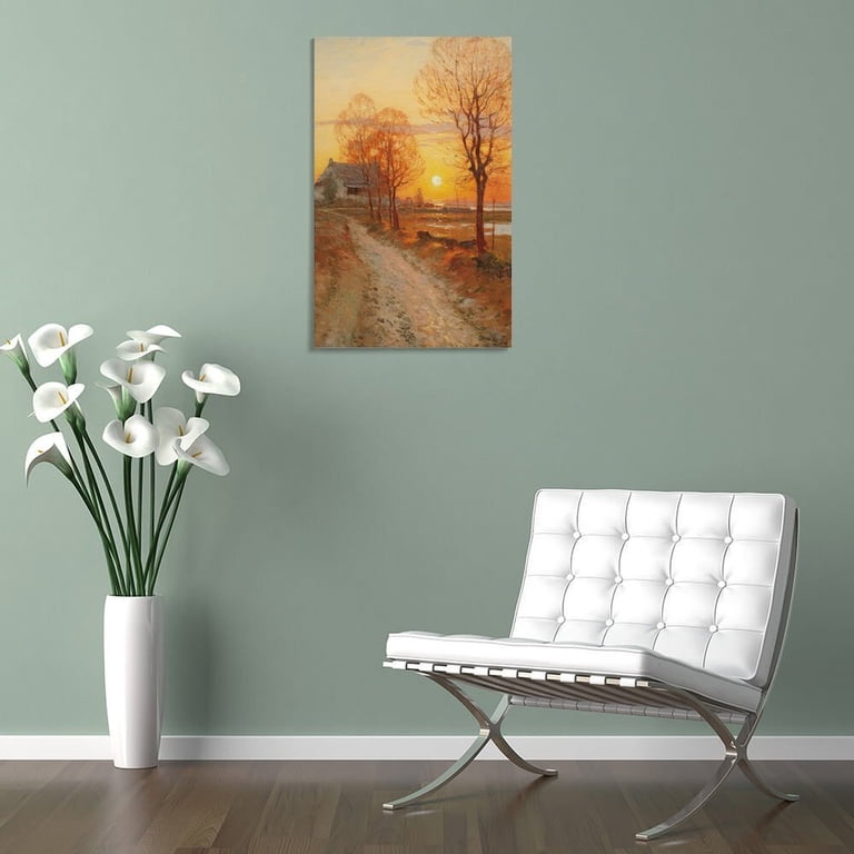 Alfred Sisley Print Painting (73) Print Photo Art Painting Canvas