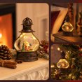 thumbnail image 4 of Christmas Decorations Indoor Outdoor Under 10$ Clearance! Christmas LED Lantern Decoration, Vintage Hanging Lamp with Santa Snowman Reindeer Inside, Battery Operated Holiday Gift, 4 of 8