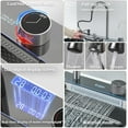 thumbnail image 5 of Smart digital waterfall kitchen sink, 33.5"Drop In Stainless Steel Single Bowl Sink, 5 of 7