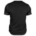 thumbnail image 6 of Afdoent Mens T-Shirt Solid Color Button Open Neck Pocket Male Casual Loose Trend Business Short Sleeve T Shirt Classic Tee, 6 of 7