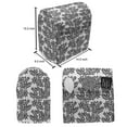 thumbnail image 4 of Black and White Stand Mixer Cover, Foliage Plant in Monochromatic Style with Curvy Sprigs Full of Leaves, Kitchen Appliance Organizer Bag Cover with Pockets, 5 Quarts, Black White, by Ambesonne, 4 of 4