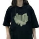 thumbnail image 3 of Camiseta de manga corta,Camiseta de algodón para camiseta para hombres y mujeres, cuello redondo, parte superior suelta, construcción robusta, 3 of 8