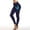 Navy, variant on Save for Summer AXXD Women Leggings High Waist Tight Pants Print Leggings Ninth Pants Elastic Outer Leggings