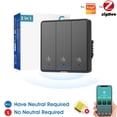thumbnail image 1 of For Tuya For Zigbee 1/2/3 Gang Human Motion-Sensing Smart Wall Secure Switch, 1 of 7