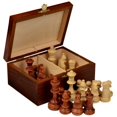 thumbnail image 1 of Wegiel Staunton No. 4 Tournament Chess Pieces w/ Wood Box, 1 of 3