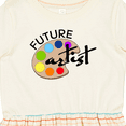 thumbnail image 4 of Inktastic Future Artist with Paints Girls Toddler Dress, 4 of 5
