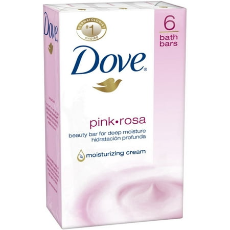 Dove Beauty Bars, Pink, 4.25 oz bars, 6 ea (Pack of 3)