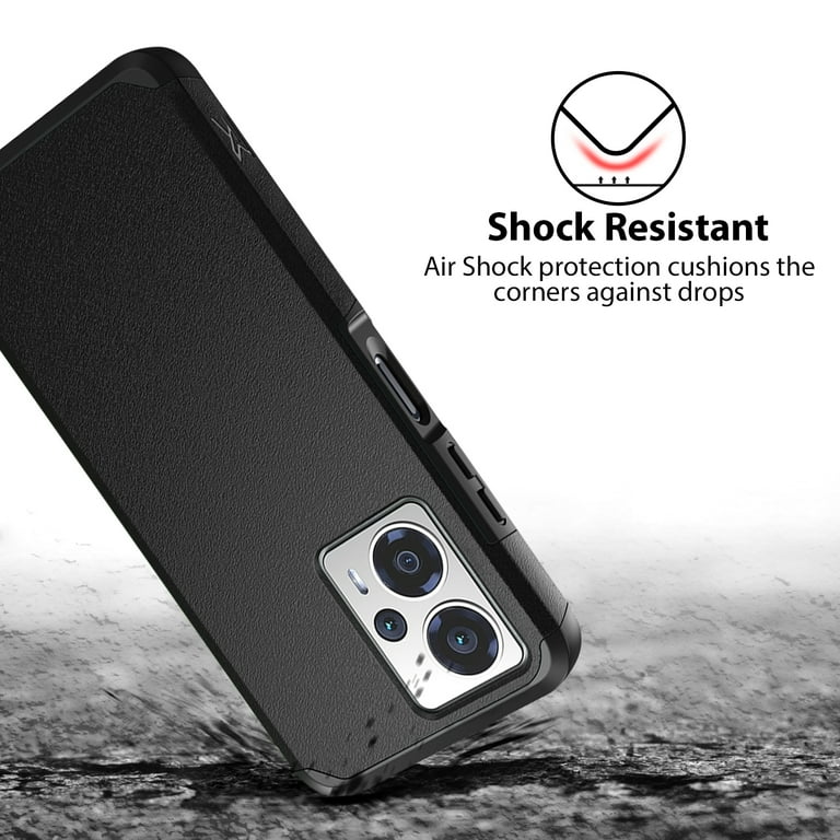 Cover Per Cricket Outlast 5G + Vetro Temperato – Custodia Morbida TPU Fiore Viola, Antiurto