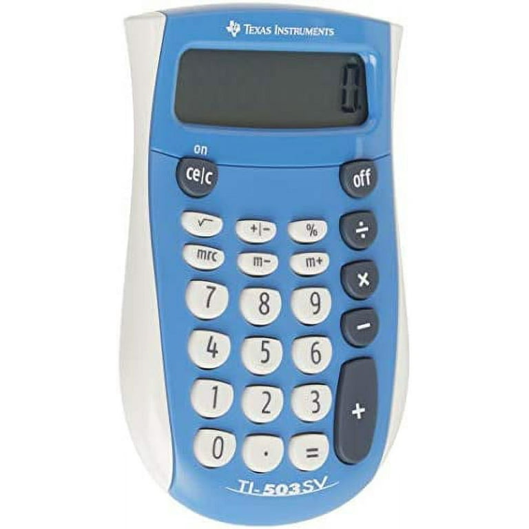 Texas Instruments, Standard Function Calculator, TI-503 SV, Black