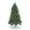 Green, variant on Perfect Holiday 6.5 Ft Prelit Spruce Christmas Tree, crafted with 921 realistic tips and 450 clear LED Bulbs with Metal Stand, White