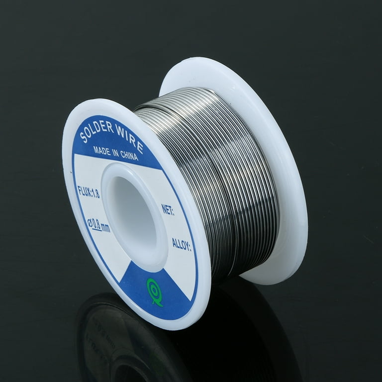 Edfrwws Lead-Free Silver Solder Wire 3% Silver 0.8mm Speaker DIY Material  50g 