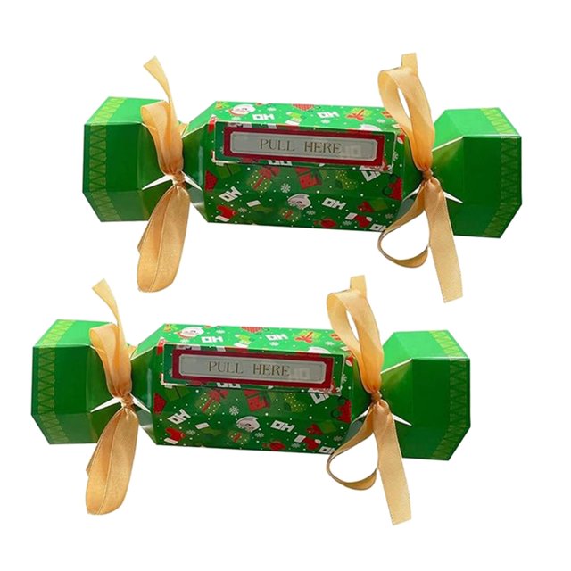 2 piezas de bolsa extraíble para dinero de Navidad, accesorio multiusos para guardar dinero en efectivo, de 9,8 x 4,7 pulgadas, para niños, con forma Verde