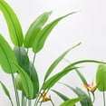 thumbnail image 5 of Bird of Paradise Artificial Plant with Flower, 5.2ft Tall Faux Bird of Paradise Plant with 2 Permanent Flower & 23 Realistic Leaves Tropical Greenary Plant for Home Office Living Room Decor, 5 of 6