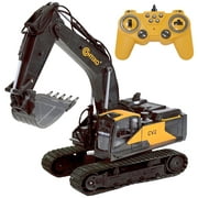 Contixo CV2 Remote Control Excavator Construction Vehicles Metal Shovel RC Toys for Boys Girls Kids
