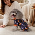 thumbnail image 7 of Small Dog Halloween, Halloween Dog Pumpkin Onesie, Soft Dog Clothes for Small Dogs, Cute Print Pet Outfit for Halloween Parties, 1 Pack, 7 of 7