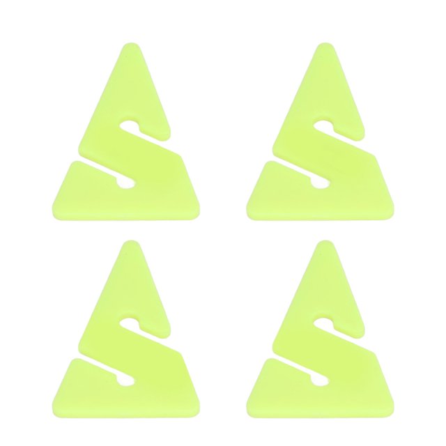 4 Piezas Línea de Buceo Marcador de Flecha Naufragio Cueva Buceo Línea Triangular Marcador de Flecha ABS Forma de Triángulo Indicador de Cuerda Guía para Buceo Técnico en Cuevas Amarillo Fluoresc