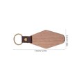 thumbnail image 2 of HOMEMAXS MultiUse Keychain Blank Wooden Diy Keychain Engravable Label Pendant Keychain Elegant Wooden Keychain Diy Keychain Blank, 2 of 8