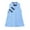 Blue, variant on Huvoen Cute Sundresses for Women Children Solid Color Cheongsam Baby Girl Sleeveless Princess Dress Blue 100