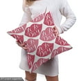thumbnail image 5 of Ambesonne XOXO Fabric by the Yard Upholstery, XOXO Day Text on Colored Lips, 10 Yards, Dried Rose Dark Pink, 5 of 5