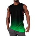 thumbnail image 1 of Hombres Moda Casual Impresión Suéter Cuello Redondo Tanque Deportivo, 1 of 4