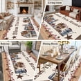 thumbnail image 6 of Bless This Large Area Rugs 6x9 ft Home Farmhouse Country Star Barn Bucket Berry Washable Rug Non Slip Indoor Carpet Absorbent Floor Mat for Living Room Bedroom Dining Room, 6 of 9