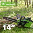 thumbnail image 4 of Greenworks 14-Inch Chainsaw Bar and Chain Combo 2904702, 4 of 6