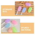 thumbnail image 3 of NICEXMAS 6Pcs Silicone Toothbrush Caps Travel Protective Covers with Storage Case Assorted Colors, 3 of 8