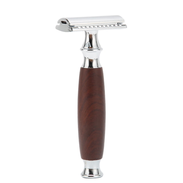 Maquinilla De Afeitar De Seguridad, De Madera, aleación De Zinc, Ergonómica, Profesional, Resistente, Manual, Para Salón En Casa, Cuidado Facial Para Hombres