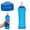 A-Blue, variant on Last Chance 1 Soft Water Bottle,Collapsible Soft Water Bottle,Soft Water Bottle Tpu Flask Foldable Bottles for Hydration Pack for Running Hiking Cycling Climbing