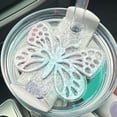 thumbnail image 2 of QHUDLV For 40oz Butterfly Personalized Tumbler name tag Girly tumbler Tag Name, 2 of 7