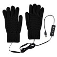 thumbnail image 3 of Winter Unisex Heating Warm Gloves Cold Weather Windproof Outdoor Sport Adjustable Temperature Thick Warm Finger Gloves Removable And Washable, 3 of 4